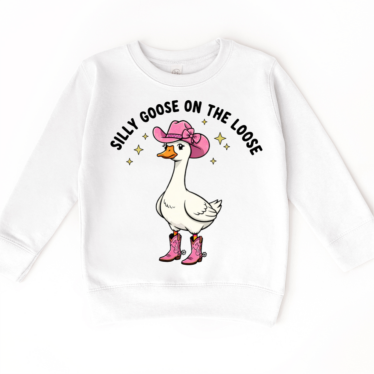 Silly Goose On The Loose Cowgirl T-Shirt - Cowgirl Goose Shirt - Madi Moosh Boutique