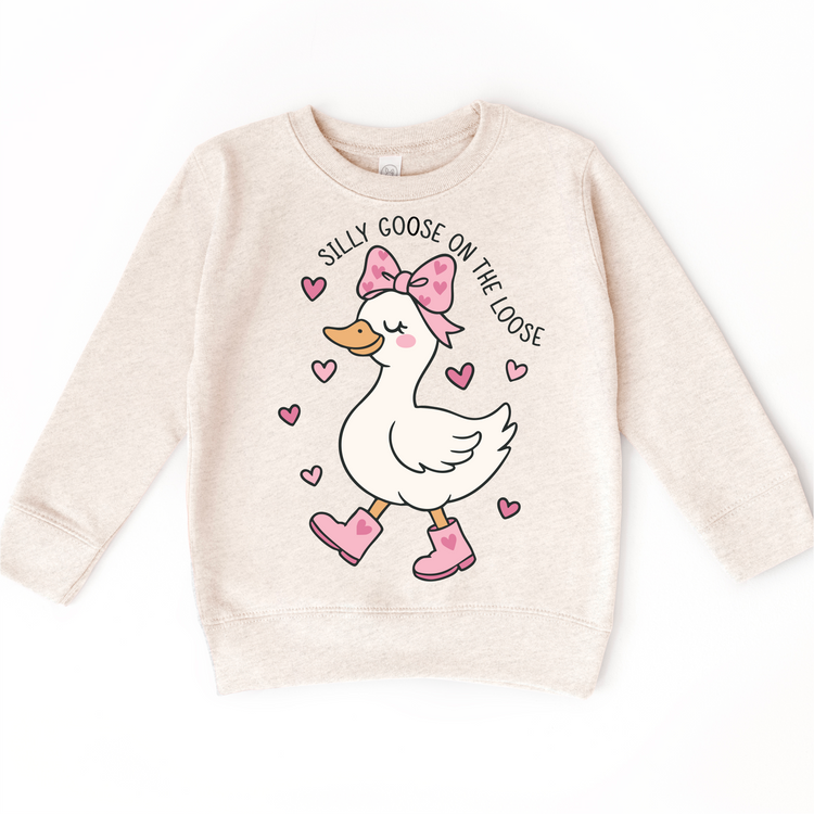 Silly Goose On The Loose T-Shirt - Girls Silly Goose Tee - Madi Moosh Boutique