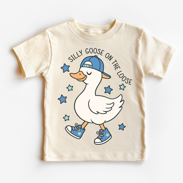 Silly Goose On The Loose T-Shirt - Boys Silly Goose Tee - Madi Moosh Boutique
