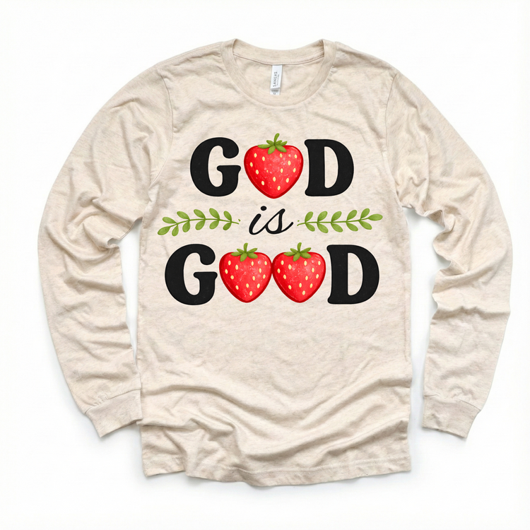 God Is Good Strawberry Festival Shirt - Fruit Of The Spirit Tee - Madi Moosh Boutique
