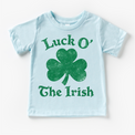 Luck O' The Irish St. Ptrick's Shirt - Kids Lucky Ireland Tee - Madi Moosh Boutique
