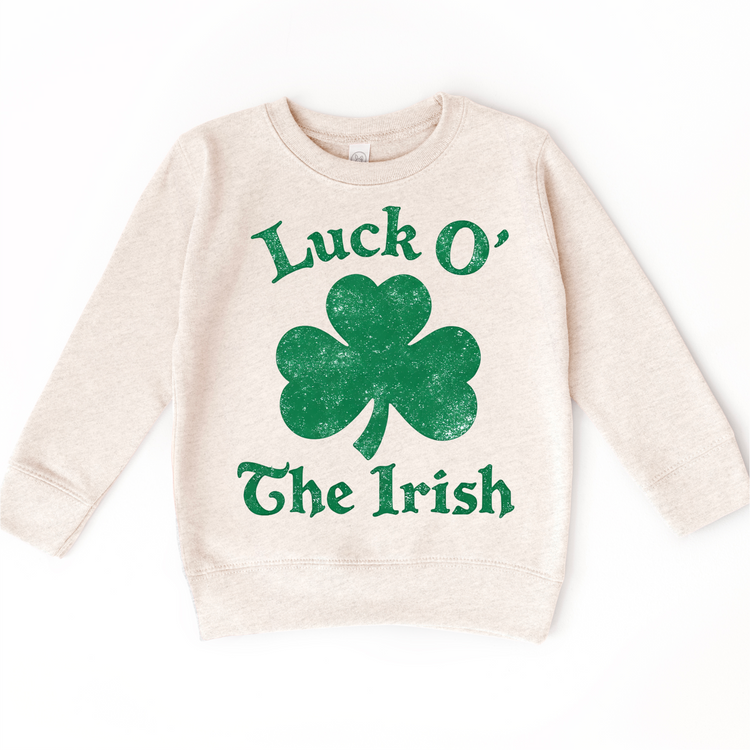 Luck O' The Irish St. Ptrick's Shirt - Kids Lucky Ireland Tee - Madi Moosh Boutique