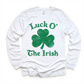 Luck O' The Irish St. Ptrick's Shirt - Kids Lucky Ireland Tee - Madi Moosh Boutique