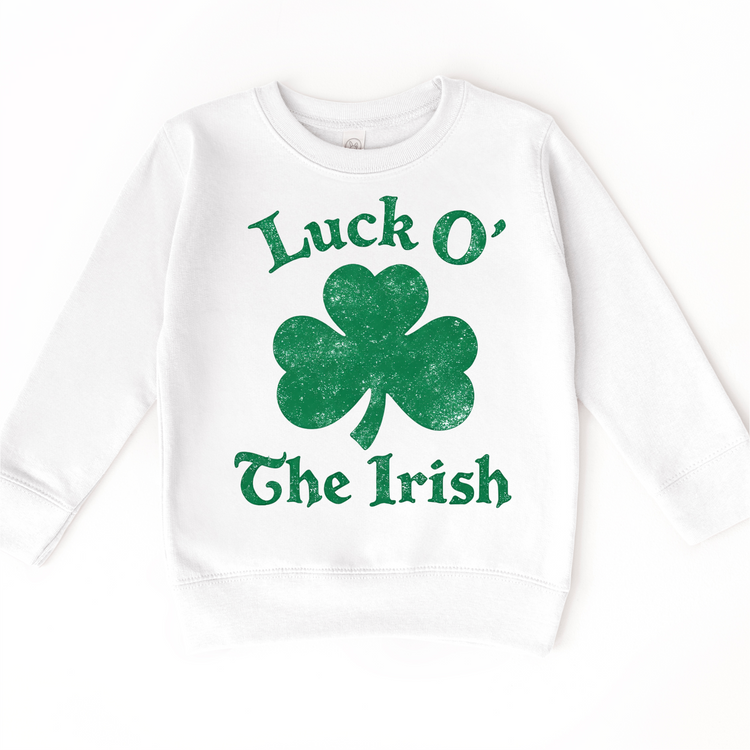 Luck O' The Irish St. Ptrick's Shirt - Kids Lucky Ireland Tee - Madi Moosh Boutique