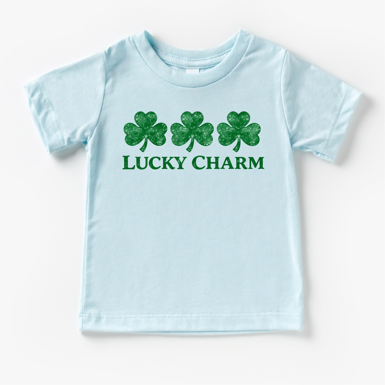Lucky Charm St. Ptrick's Shirt - Kids Lucky shamrock Tee