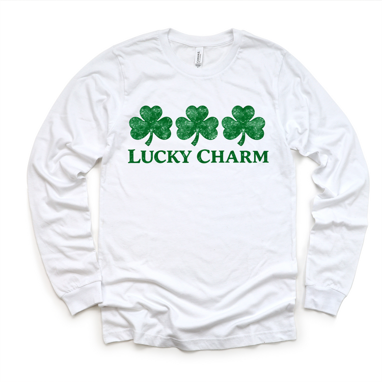 Lucky Charm St. Ptrick's Shirt - Kids Lucky shamrock Tee