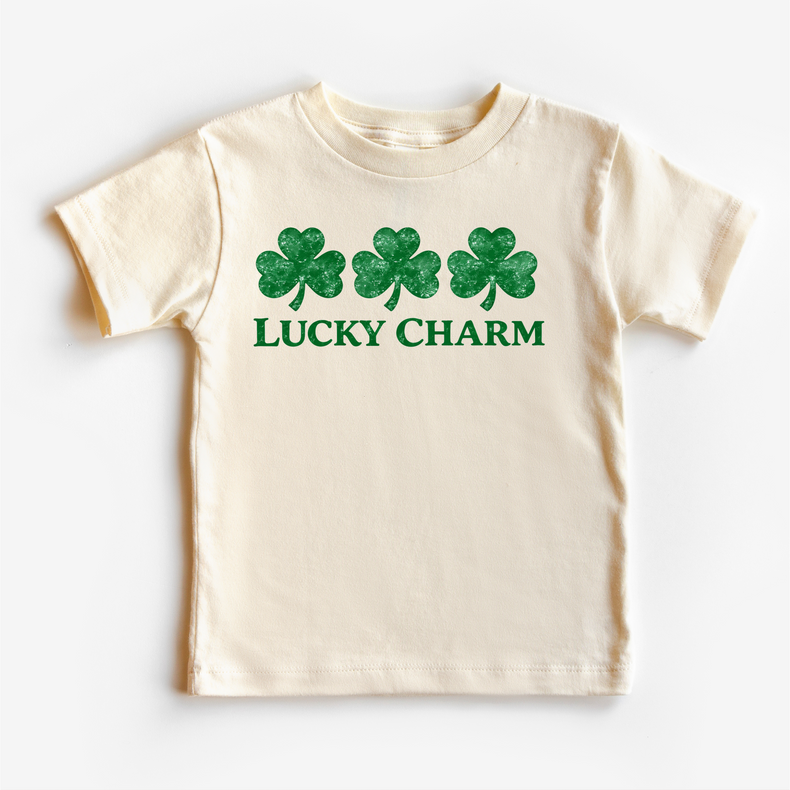 Lucky Charm St. Ptrick's Shirt - Kids Lucky shamrock Tee