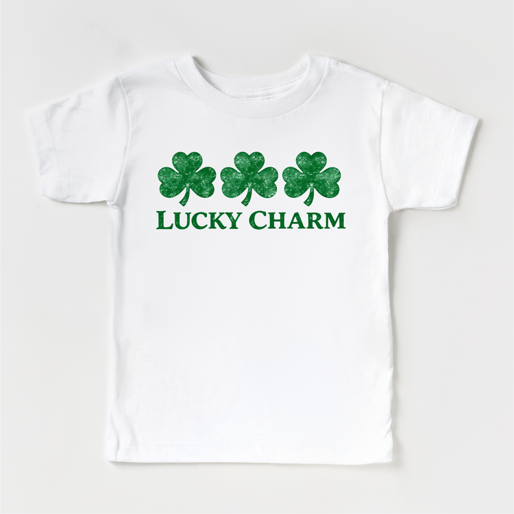 Lucky Charm St. Ptrick's Shirt - Kids Lucky shamrock Tee