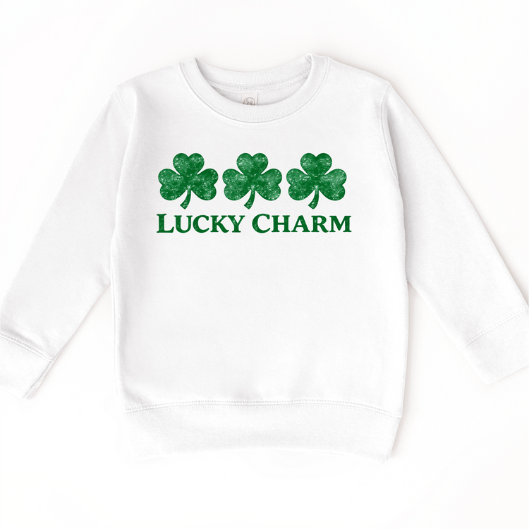 Lucky Charm St. Ptrick's Shirt - Kids Lucky shamrock Tee