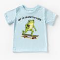 Off To Paise The Lord Christian Shirt - Cute Frog Church Tee - Madi Moosh Boutique