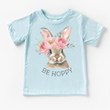 Be Hoppy Easter Bunny Shirt - Girls Easter Tee - Madi Moosh Boutique