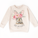 Be Hoppy Easter Bunny Shirt - Girls Easter Tee - Madi Moosh Boutique