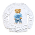 Teddy Bear Jesus Loves Me Shirt - Christian Tee - Madi Moosh Boutique