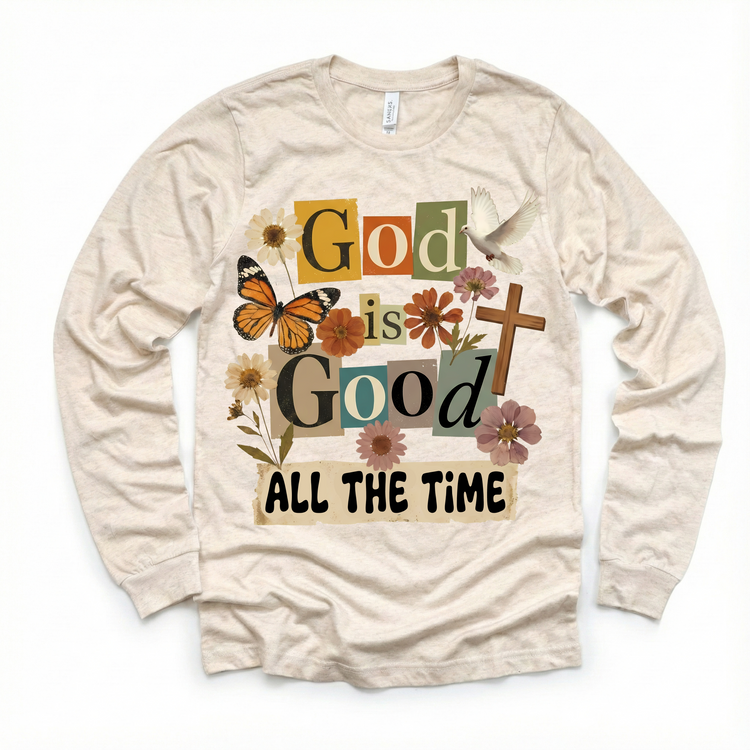 God Is Good All The Time Christian Shirt - Boho Style Tee - Madi Moosh Boutique