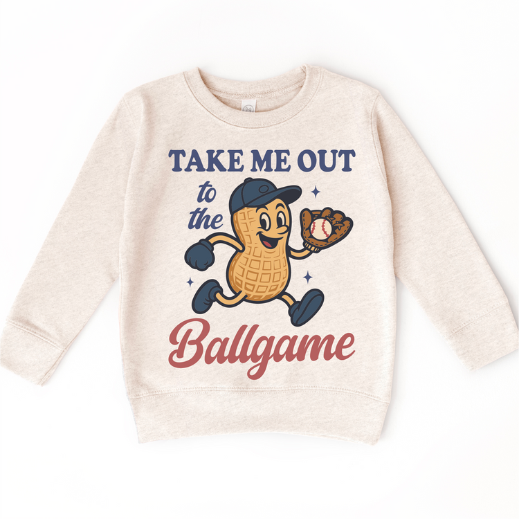 Baseball Take Me Out To The Ballpark Shirt - Peanut Baseball Tee - Madi Moosh Boutique