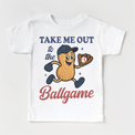 Baseball Take Me Out To The Ballpark Shirt - Peanut Baseball Tee - Madi Moosh Boutique