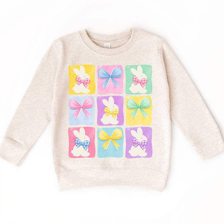 Easter Bunny And Bows Shirt - Easter Bunny Tee - Madi Moosh Boutique