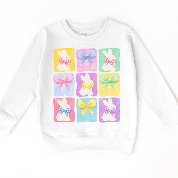 Easter Bunny And Bows Shirt - Easter Bunny Tee - Madi Moosh Boutique
