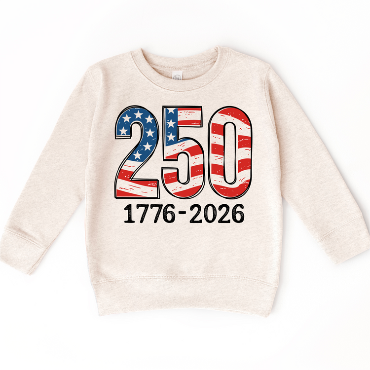 250th Birthday Shirt | 1776–2026 Patriotic Kids Tee | USA America Flag Shirt | Fourth of July Kids Outfit | Red White Blue Toddler Shirt