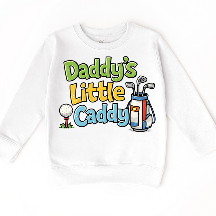 Daddy’s Little Caddy Kids Golf Shirt | Cute Golf Tee for Boys & Girls | Toddler Golf Outfit | Golf Lover Kids Shirt