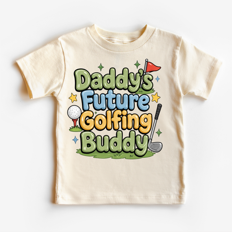 Daddy’s Future Golfing Buddy Shirt | Cute Kids Golf Tee | Toddler & Youth Golf Outfit | Baby Golf Shirt | Father Son Matching Tee