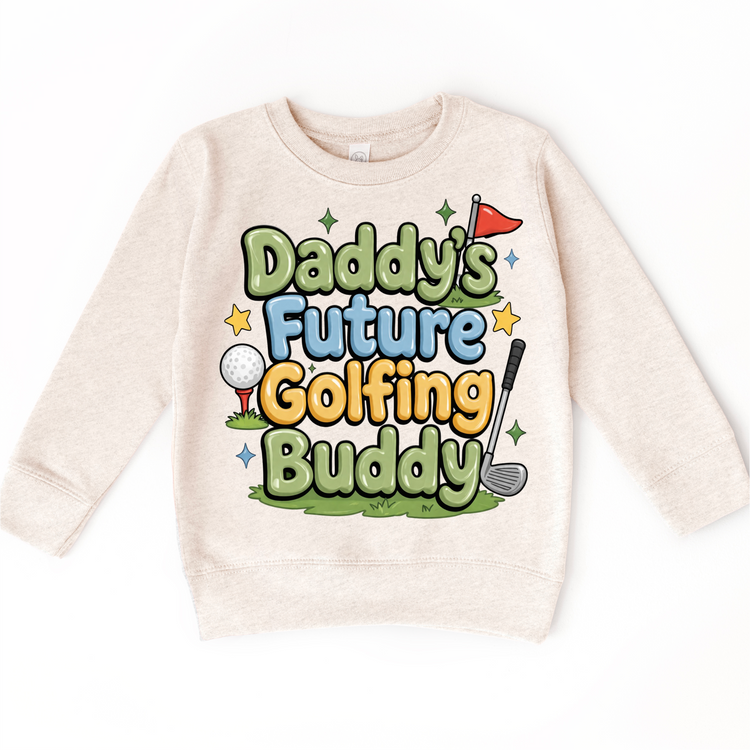 Daddy’s Future Golfing Buddy Shirt | Cute Kids Golf Tee | Toddler & Youth Golf Outfit | Baby Golf Shirt | Father Son Matching Tee