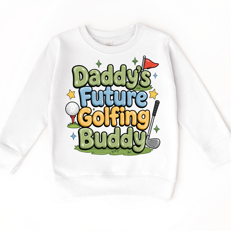 Daddy’s Future Golfing Buddy Shirt | Cute Kids Golf Tee | Toddler & Youth Golf Outfit | Baby Golf Shirt | Father Son Matching Tee