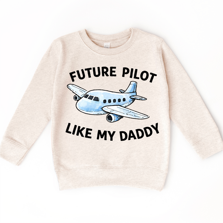 Future Pilot Kids Graphic Tee – Airplane Toddler Shirt – Aviation Kid Outfit