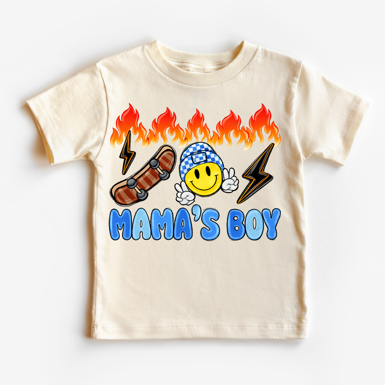 Mama's Boy Retro Skater T-Shirt – Kids Shirt