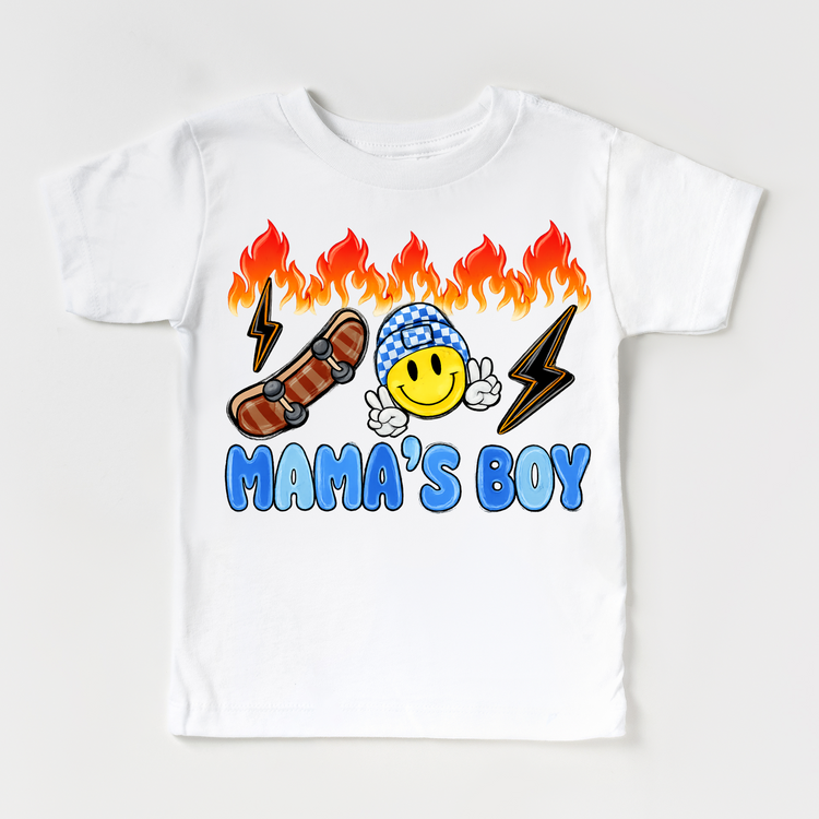 Mama's Boy Retro Skater T-Shirt – Kids Shirt