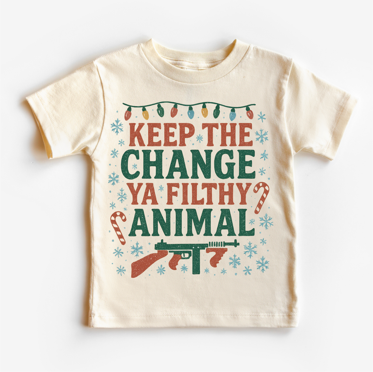Keep the Change Ya Filthy Animal Natural kids shirt