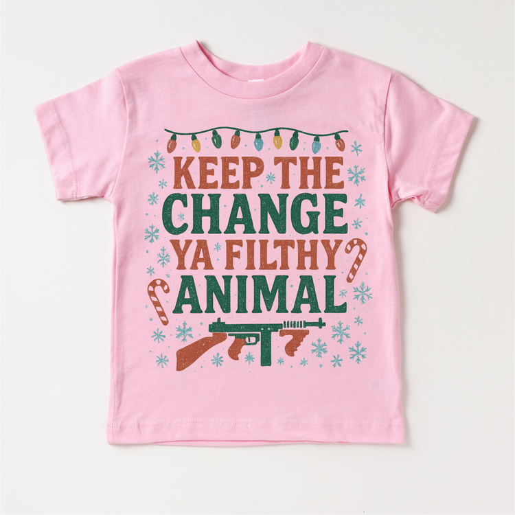 Keep The Change Ya Filthy Animal Christmas T Shirt