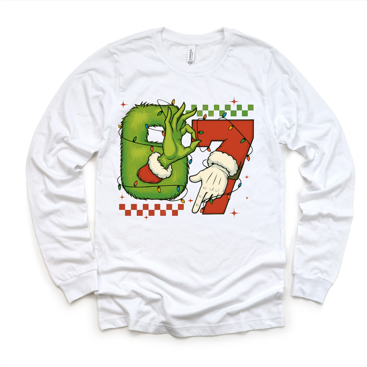 Santa Says Six Seven Christmas T-Shirt - 67 Christmas Tee
