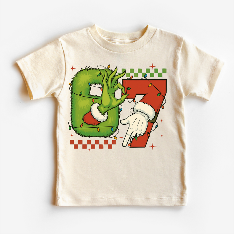 Santa Says Six Seven Christmas T-Shirt - 67 Christmas Tee