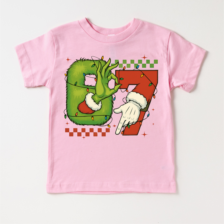Santa Says Six Seven Christmas T-Shirt - 67 Christmas Tee