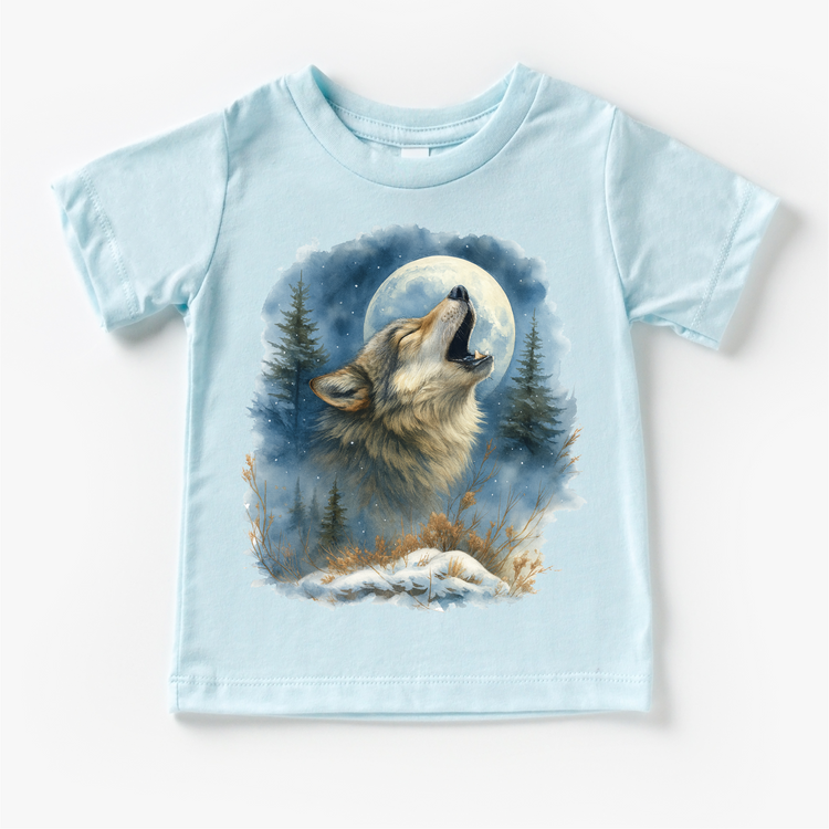 Wolf Howling At The Moon Retro 90's Sweatshirt - Wildlife Sweater