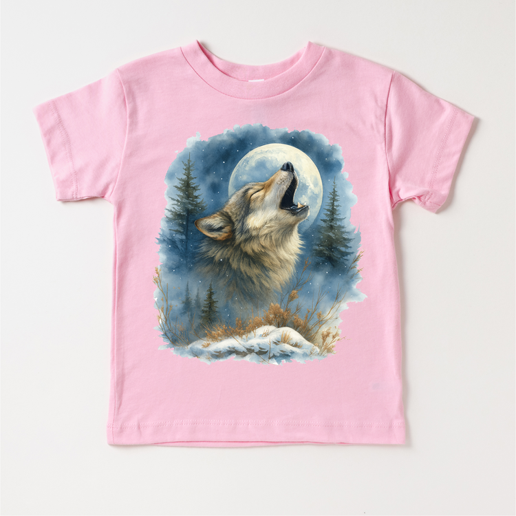 Wolf Howling At The Moon Retro 90's Sweatshirt - Wildlife Sweater