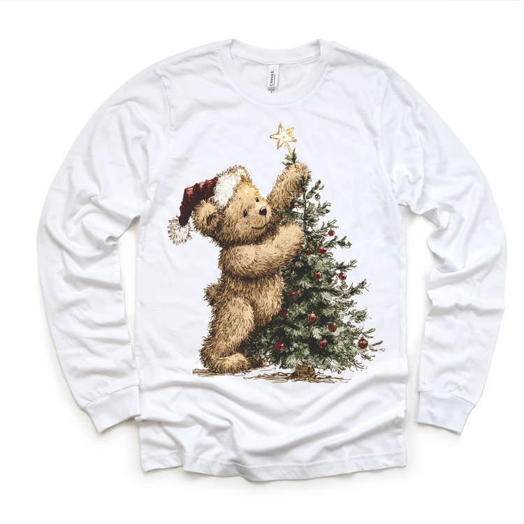 Santa and Rudolph North Pole Christmas Sweatshirt - Christmas Tee