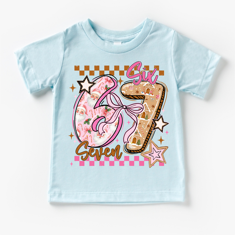 Girls Six Seven Christmas Shirt - Christmas 67 Tee