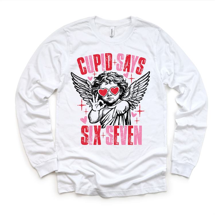 Cupid Says 67 Valeintine's Day Shirt - Valeintine Sixy Seven Tee