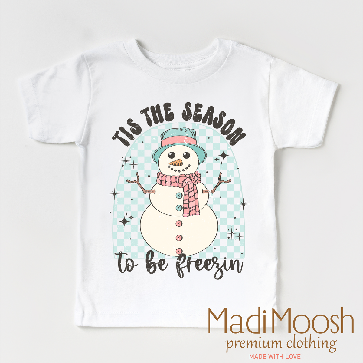Tis The Season To Be Freezing Christmas graphic T-shirt by Madi Moosh