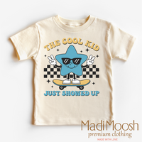 The Cool Kid Just Showed Up Back To School graphic T-shirt by Madi Moosh