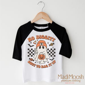 No Diggity About To Bag It Up Trick Or Treat Shirt - Halloween Shirt