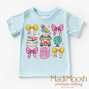 Bows And Pencils Back To School Shirt - Cute School Tee