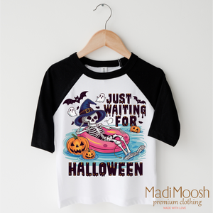 Just Waiting For Halloween Shirt - Funny Halloween Tee