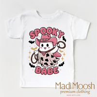 Spooky Babe, Halloween graphic T-shirt by Madi Moosh