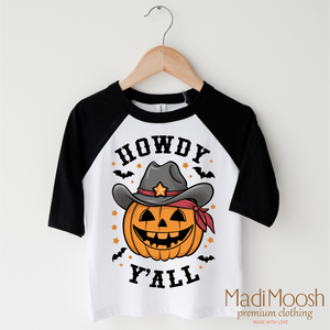 Howdy Y'all Fall Pumpkin Shirt - Halloween Tee