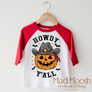 Howdy Y'all Fall Pumpkin Shirt - Halloween Tee