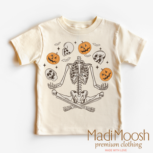 Juggling Skeleton Halloween Shirt - Halloween Tee