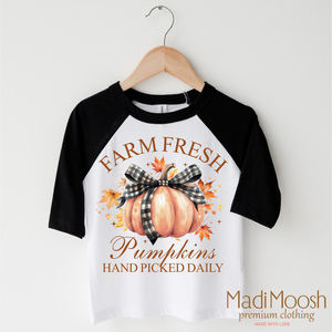 Farm Fresh Pumpkins Fall Shirt - Autumn Tee